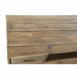 DKD Home Decor Mesa TV Alpino de Pino Natural Acabado Envejecido con 2 Cajones, 4 Puertas y 2 Estantes 180x48x65 cm DKD Home Decor Mesa TV Alpino de Pino Natural Acabado Envejecido con 2 Cajones, 4 Puertas y 2 Estantes 180x48x65 cm