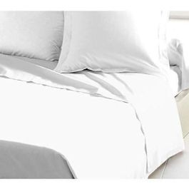 LOVELY HOME Sábana plana 100% algodón 180x290 cm blanco LOVELY HOME Sábana plana 100% algodón 180x290 cm blanco