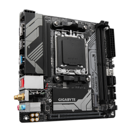 Gigabyte A620I AX Placa Base AMD A620 Socket AM5 Mini ITX, Compatible con AMD Ryzen 7000, DDR5, Wi-Fi 6E, HDMI 2.1, DisplayPort 1.4, 4096x2160 Pixeles Gigabyte A620I AX Placa Base AMD A620 Socket AM5 Mini ITX, Compatible con AMD Ryzen 7000, DDR5, Wi-Fi 6E, HDMI 2.1, DisplayPort 1.4, 4096x2160 Pixeles