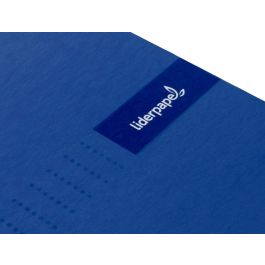 Cuaderno Espiral Liderpapel A5 Micro Crafty Tapa Forrada 120H 90 gr Cuadro 5 mm 5 Bandas6 Taladros Color Azul