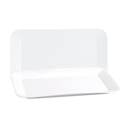 Quid Fuente Rectangular Porcelana Basic Blanco 31x18 cm - Set de 6 Unidades Apilable, Apto Microondas y Lavavajillas Precio: 30.50000052. SKU: S2707582