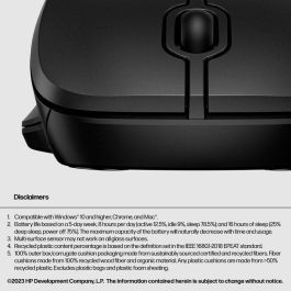HP 255 Ratón Inalámbrico Dual. Diseño de Tamaño Completo y Ambidiestro. Ofrece Doble Conectividad para Productividad y Confort Diario.