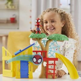 Hasbro HAS5010996197610 Caja Zona de Juegos Spidey con Figura de Spidey 10 cm, Marvel Spidey y Sus Amigos Extraordinarios, Niños 3+ Años