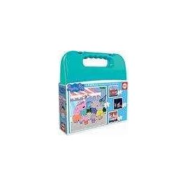 Puzzles progresivos 6-9-12-16 piezas peppa pig en maletin Puzzles progresivos 6-9-12-16 piezas peppa pig en maletin