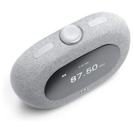 JBL Horizon 3, Radio-Reloj Despertador con Bluetooth, Sintoniza DAB+/FM, Pantalla LCD, Color Gris
