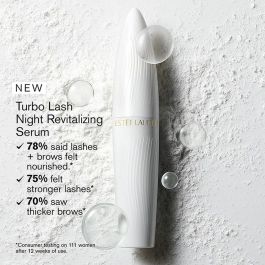 Estée Lauder TURBOLASH Serum Tratamiento de Noche Fortalecedor Intenso para Pestañas y Cejas. Nutre, Acondiciona y Voluminiza. 6 ml