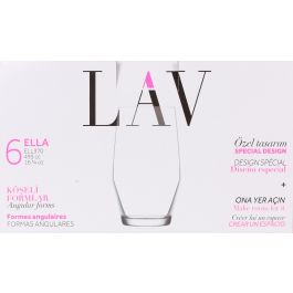 Lav Set 6 Vasos Ella 495 cc (8 Cajas)