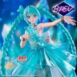 Banpresto Figura Hatsune Miku Emerald Gem Clearluxe 28cm