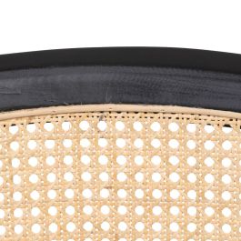 Sillón Natural-Negro Ratán/Madera Salón 58 X 60 X 77 cm