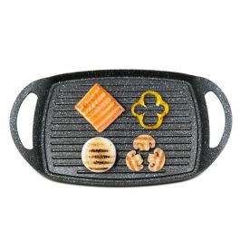 Quttin Parrilla Rectangular Grill 47 x 29 x 4.5 cm (6 Unidades)