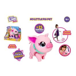 Little Live Pets Cerdito My Pet Pig Interactivo, ¡Come y Camina!, con 25 Sonidos, 30 cm, Juguete para Niños +4 años