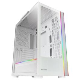 Mars Gaming MCULT Caja Ordenador Torre PC ATX EATX micro ATX Mini-ITX Blanca con Paneles de Vidrio Templado