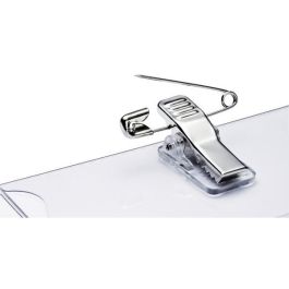 DURABLE Click Fold Placa Identificativa con Imán Polipropileno Transparente 40x75mm - 10 Unidades