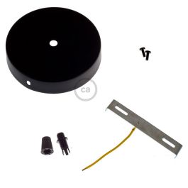 Creative Kit Florón de Metal Ø120x25mm con Prensaestopa Plástico, Agujero 10mm, Negro Mate Incluye Tornillería Precio: 6.59000001. SKU: B18THFBVY3