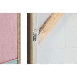Cuadro Home ESPRIT Blanco Rosa Turquesa Abstracto Urbano 102 x 4,5 x 102 cm (2 Unidades) Cuadro Home ESPRIT Blanco Rosa Turquesa Abstracto Urbano 102 x 4,5 x 102 cm (2 Unidades)