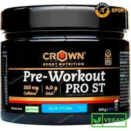 CROWN SPORT NUTRITION Pre Workout Pro St Blue Storm 300 g (20 Porciones) Complemento Pre-entreno Vegano con Cafeína y Aminoácidos Precio: 30.8999999. SKU: B1F9H9WY54