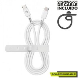 Cable USB-C Muvit MCUSC0008 1,2 m Blanco