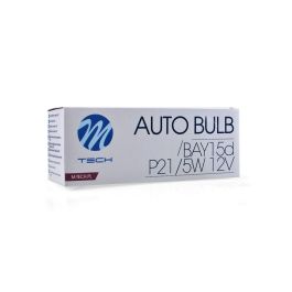 Lámpara M-Tech Bay15D 12 V P21-5 W Clear | 10 Unidades MTECZ15