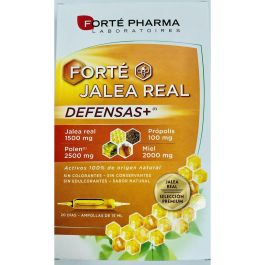 Forté Pharma Jalea Real Defensas+ Ampollas con Polen, Própolis y Miel - Refuerza Defensas Naturales, Sin Gluten ni Azúcar, ECO, 20 Unidades Precio: 20.8899999. SKU: B1HB8WJFDN