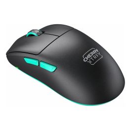 Cherry XTRFY M68 Wireless Ratón Inalámbrico Negro Turquesa 26000 DPI RF 2.4 GHz USB Tipo C
