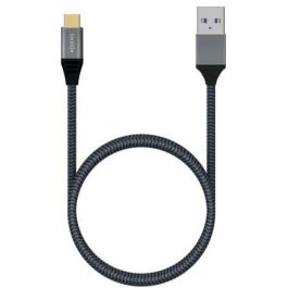 AISENS - CABLE USB 3.1 GEN2 ALUMINIO 10GBPS 3A, TIPO USB-C/M-A/M, GRIS, 1.5M