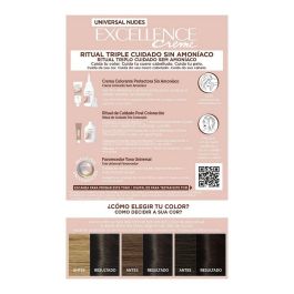 L'Oréal Paris #2u Excellence Nudes Tinte de Pelo Darkest Brunette, Cobertura Total de Canas, Sin Amoniaco 5u