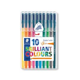 Rotulador Staedtler Triplus Color 323 Estuche De 10 Unidades Colores Surtidos