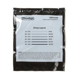 Dunlop Juego Eléctrica Nickel Light Heavy 10-52 Cuerdas Guitarra Eléctrica