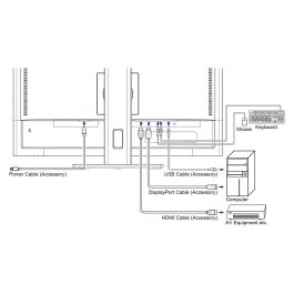 iiyama XUB2797QSU-B2 Monitor 68.5cm (27") LED Quad HD 1ms HDMI+DP+2xUSB