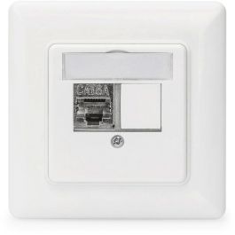 DIGITUS Leerdose mit Zentralplatte u. Rahmen. 2x Keystone