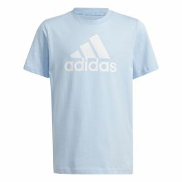 Camiseta de Manga Corta Unisex Adidas Essentials Azul Azul cielo Precio: 24.1637. SKU: B1AC6T4GT5