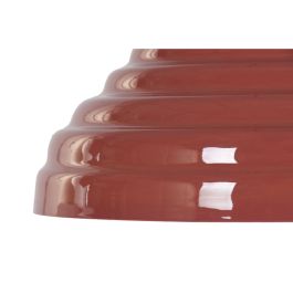 DKD Home Decor Lámpara de Techo Roja 34.5 x 17 x 34.5 cm