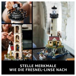 LEGO Ideas 21335 Motorisierter Leuchtturm (Faro Motorizado) - Juego de Construcción 2065 Piezas para Adultos