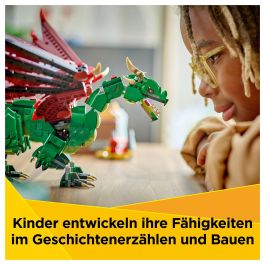 Lego Dragón Medieval 31161 Creator, Juego de Construcción, 3 Modelos en 1, Edad +9 Años
