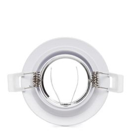 Aro Foco Downlight Circular GU10 Ø92Mm - Blanco Aro Foco Downlight Circular GU10 Ø92Mm - Blanco