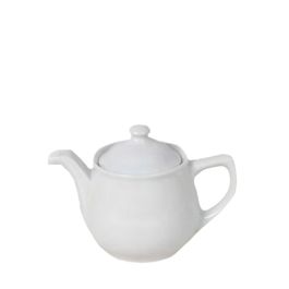 EURODRA ALSTER Tetera de porcelana, altura 12 cm, capacidad 0.48 litros, para café y té, vajilla blanca (Set de 8) Precio: 13.95000046. SKU: B1GYM77ZNT