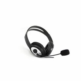 Auriculares con Micrófono CoolBox COO-AUM-01 Negro Plateado Precio: 10.69000031. SKU: S55094447