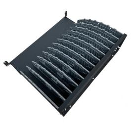 Ewent EW1721 Estación de Carga Organizador para 12 Portátiles Tablets Smartphones Rack 19" Gestión Cables Divisores Extraíbles Negro