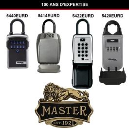 Master Lock 5420EURD Caja de llaves con grillete retráctil