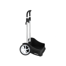 Safta Evolution P.Black C Trolley Negro Carro Portamochilas Escolar Fabricado en España con Ruedas Antivibración