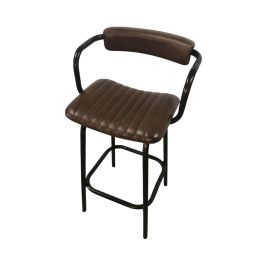 DKD Home Decor Taburete Plegable Vintage de Piel y Hierro 50 x 92 x 50 cm Precio: 136.88999951. SKU: B1DL6XLM8S