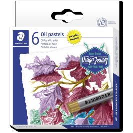 STAEDTLER 2420M C6-C. Set de Pasteles al Óleo Metálicos Design Journey, dureza suave, colores surtidos, 6 unidades Precio: 15.49999957. SKU: B15TDDPYV7