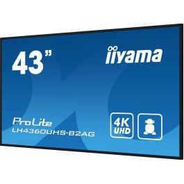iiyama Pantalla Profesional 43" 4K UHD VA 500cd/m² con Android 11, iiSignage2, Operación 24/7, Paisaje/Retrato, HDMI, WiFi
