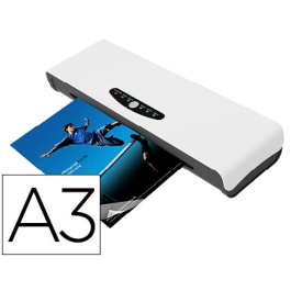 Q-connect Plastificadora DIN A3 Alto Rendimiento Frío/Caliente, 4 Rodillos, Hasta 250 micras, 300 mm/min Precio: 150.79000035. SKU: B1KH5LK4F7