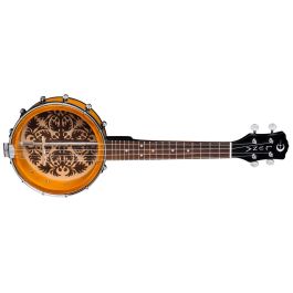 Luna Banjolele 8 Inch Ulu Design Ukulele Soprano de Caoba con Diapasón de Nogal Negro Precio: 199.78999942. SKU: B1GF55CEK9