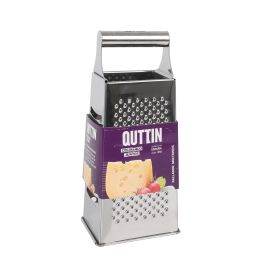 Rallador Multiusos 4 Caras Acero Inoxidable Quttin 23 cm (12 Unidades) Rallador Multiusos 4 Caras Acero Inoxidable Quttin 23 cm (12 Unidades)