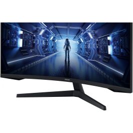 Samsung Monitor Odyssey G5 C34G55TWWP Curvo 34'' Ultra WQHD (3440x1440) 144Hz 1ms HDMI DisplayPort VESA Negro