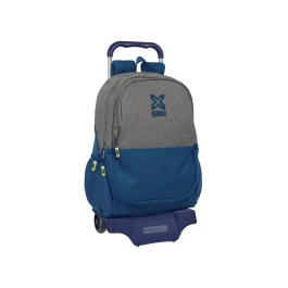 Mochila Escolar con Ruedas Munich Street Azul Gris 32 x 44 x 16 cm Precio: 34.50000037. SKU: B17ZAYDDD4