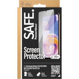 PanzerGlass Protector de Pantalla SAFE para Samsung Galaxy A13/A23/M13/M23 5G/M33 5G, Antirayaduras, Antigolpes, Antihuellas