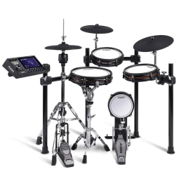 Alesis Strata Club Batería Electrónica con Módulo Core Drum, Pantalla Táctil de 7", 360°, Triple Zona, Bluetooth Audio+MIDI I/O